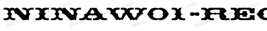 NinaW01-Regular Regu字体转换